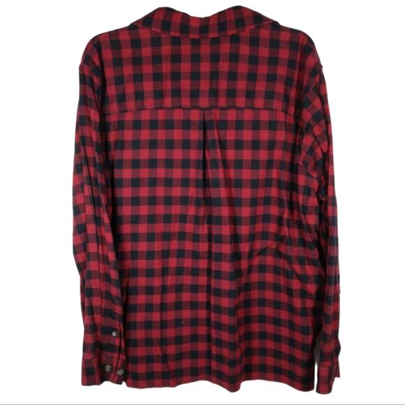 Carhartt Rugged Flex Loose Fit Check Button Down Shirt Red size 1X - Picture 2 of 7